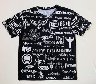 Футболки с полной запечаткой: Music is my life